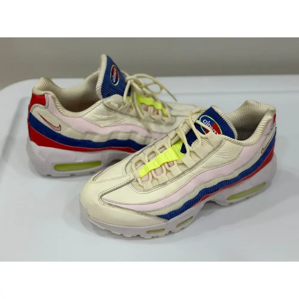 Nike Women's Air Max 95 SE 'Panache' Corduroy Sail/Arctic Pink AQ4138-101 Size 7